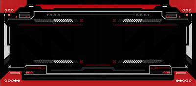 Mecha-01 Deskmat | Red