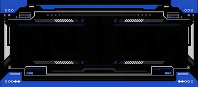 Mecha-01 Deskmat | Blue