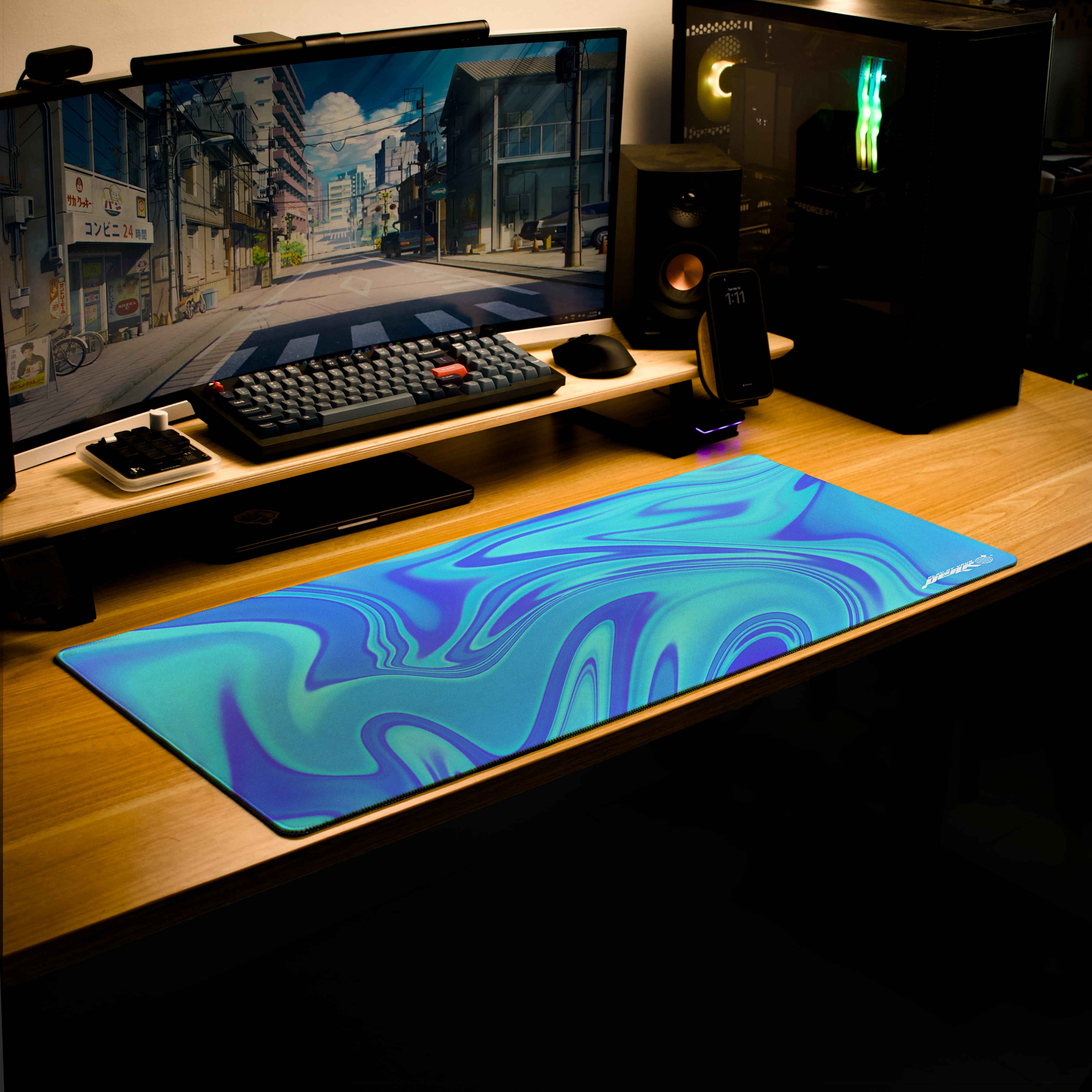 Chroma Deskmat | Sapphire