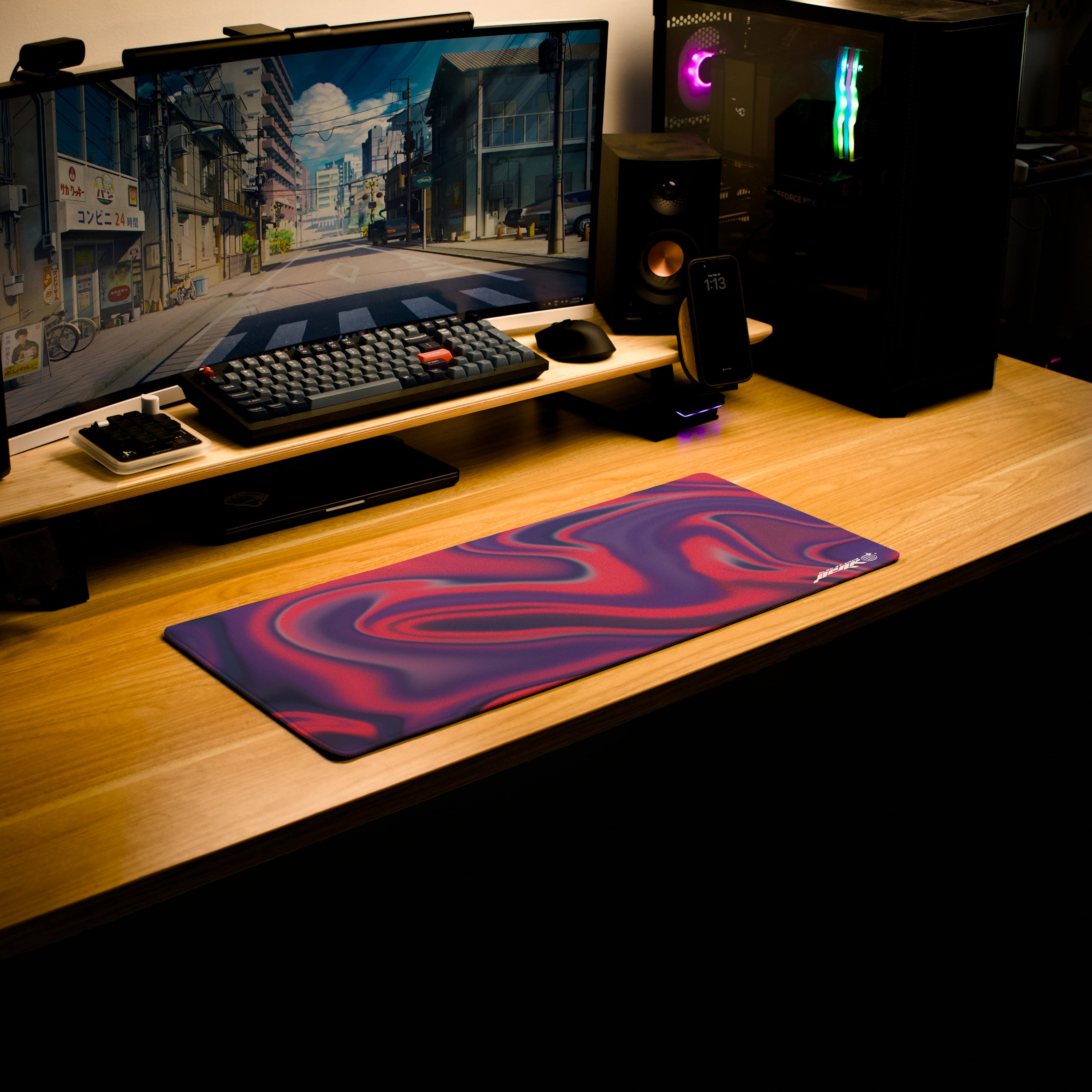 Chroma Deskmat | Ruby